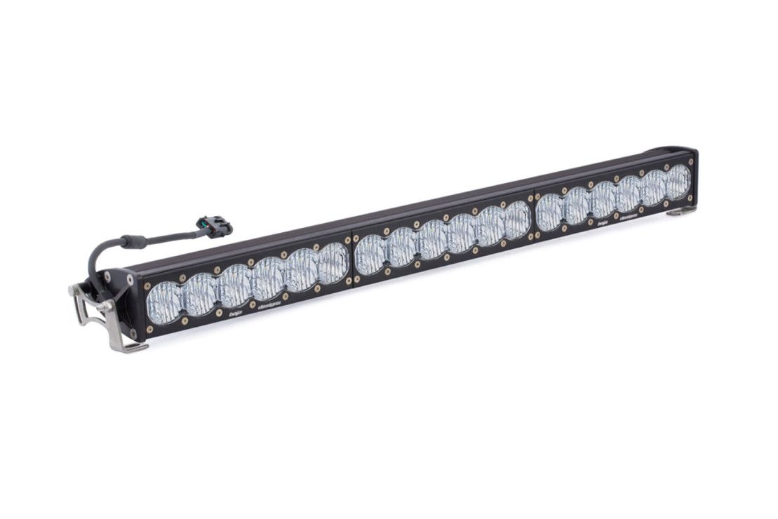 Baja Designs - Baja Designs OnX6+ 30" Straight Clear Wide Cornering LED Light Bar 31910 Lumens