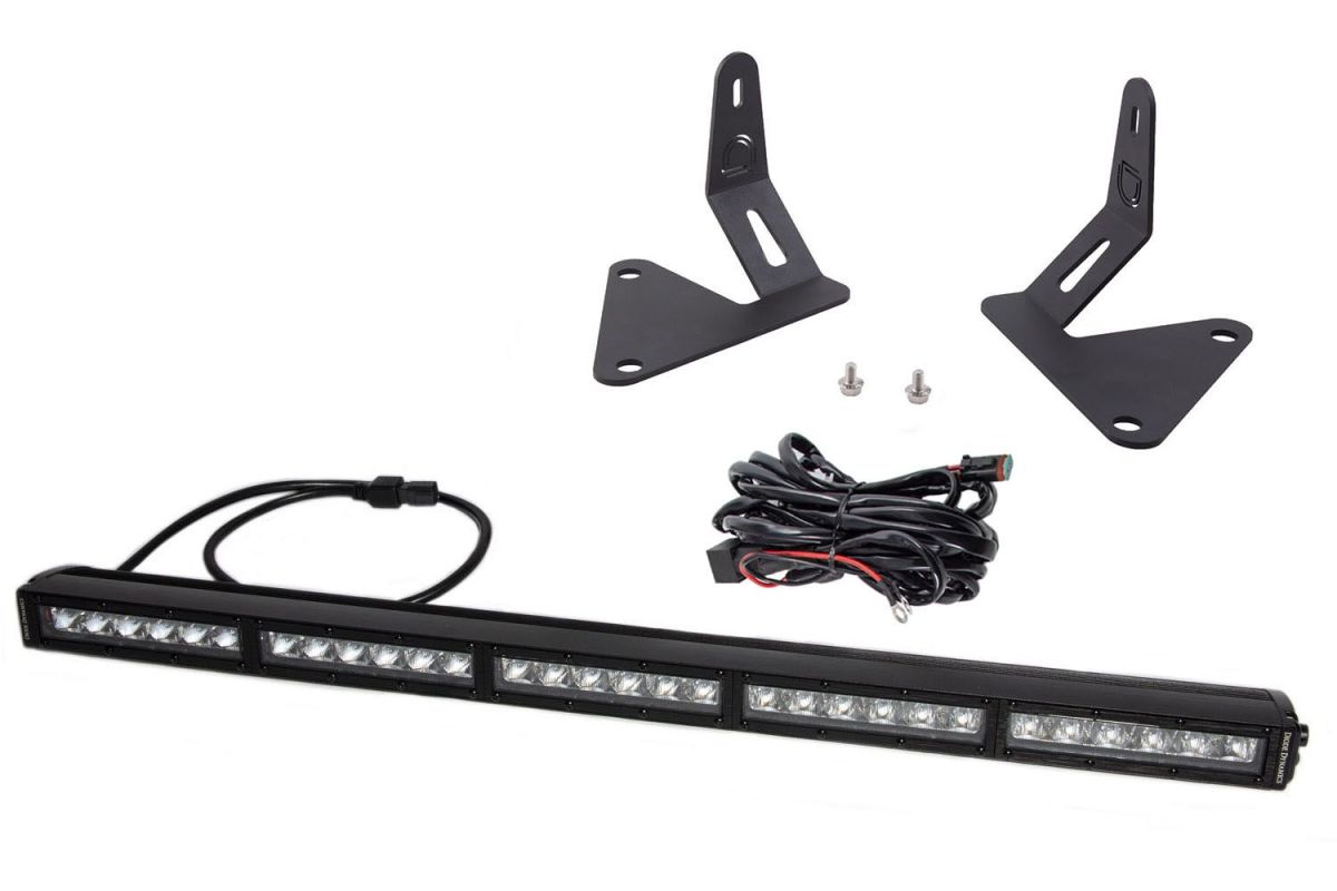 Diode Dynamics - Diode Dynamics Stealth White Driving Light Bar Kit For 15-20 GM Colorado/Canyon