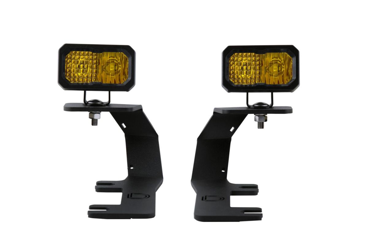 Diode Dynamics - Diode Dynamics SSC2 Sport Amber Combo Ditch Light Kit For 14-19 Chevy Silverado