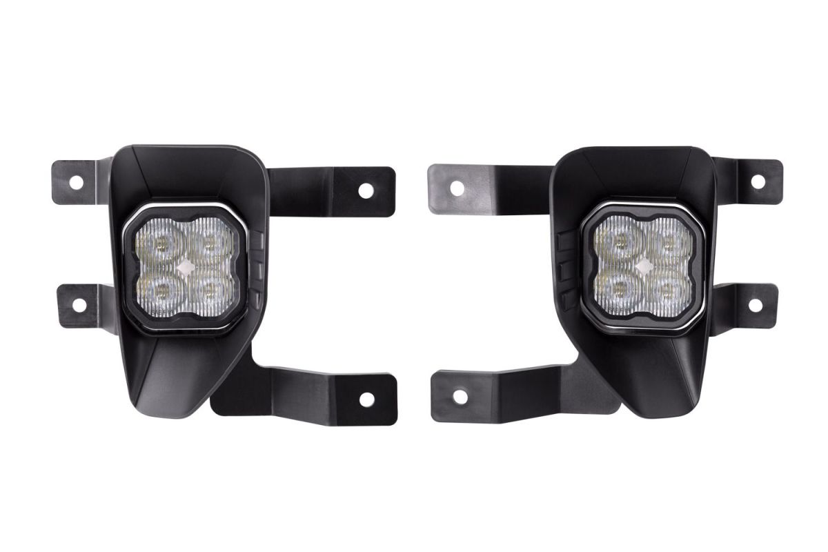 Diode Dynamics - Diode Dynamics SS3 Max LED Fog Light Kit W/Backlight For 2019 Chevy 1500 LD