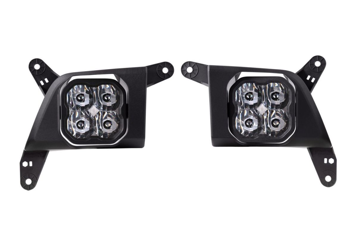 Diode Dynamics - Diode Dynamics SS3 Pro LED Driving Fog Light W/Backlight For 20-22 Chevy 2500 HD