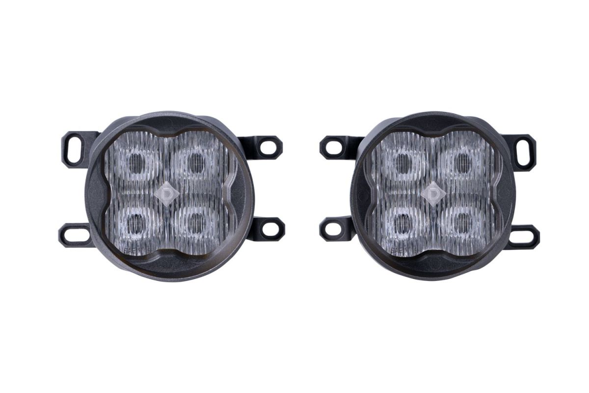 Diode Dynamics - Diode Dynamics SS3 Type CGX White Max LED Universal Fog Light Kit W/ Backlight