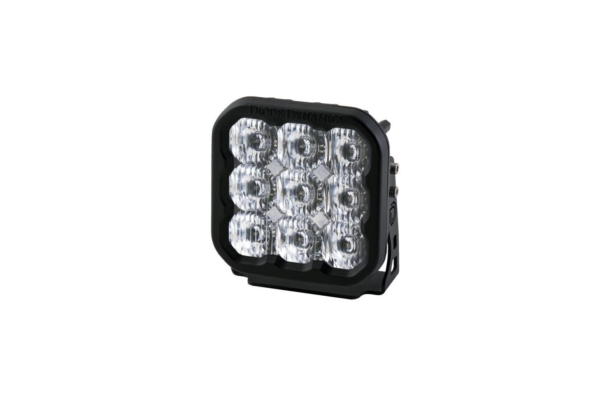 Diode Dynamics - Diode Dynamics Stage Series 5 White Sport Universal Single LED Driving Light Pod