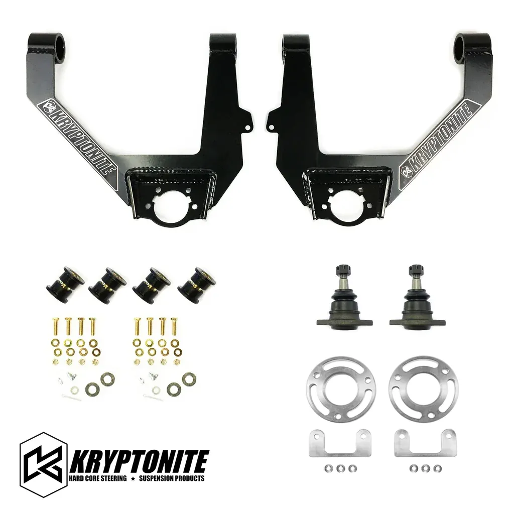 Kryptonite - Kryptonite Stage 2 Leveling Kit With Control Arms For 2007-2018 GM 1500/SUVs