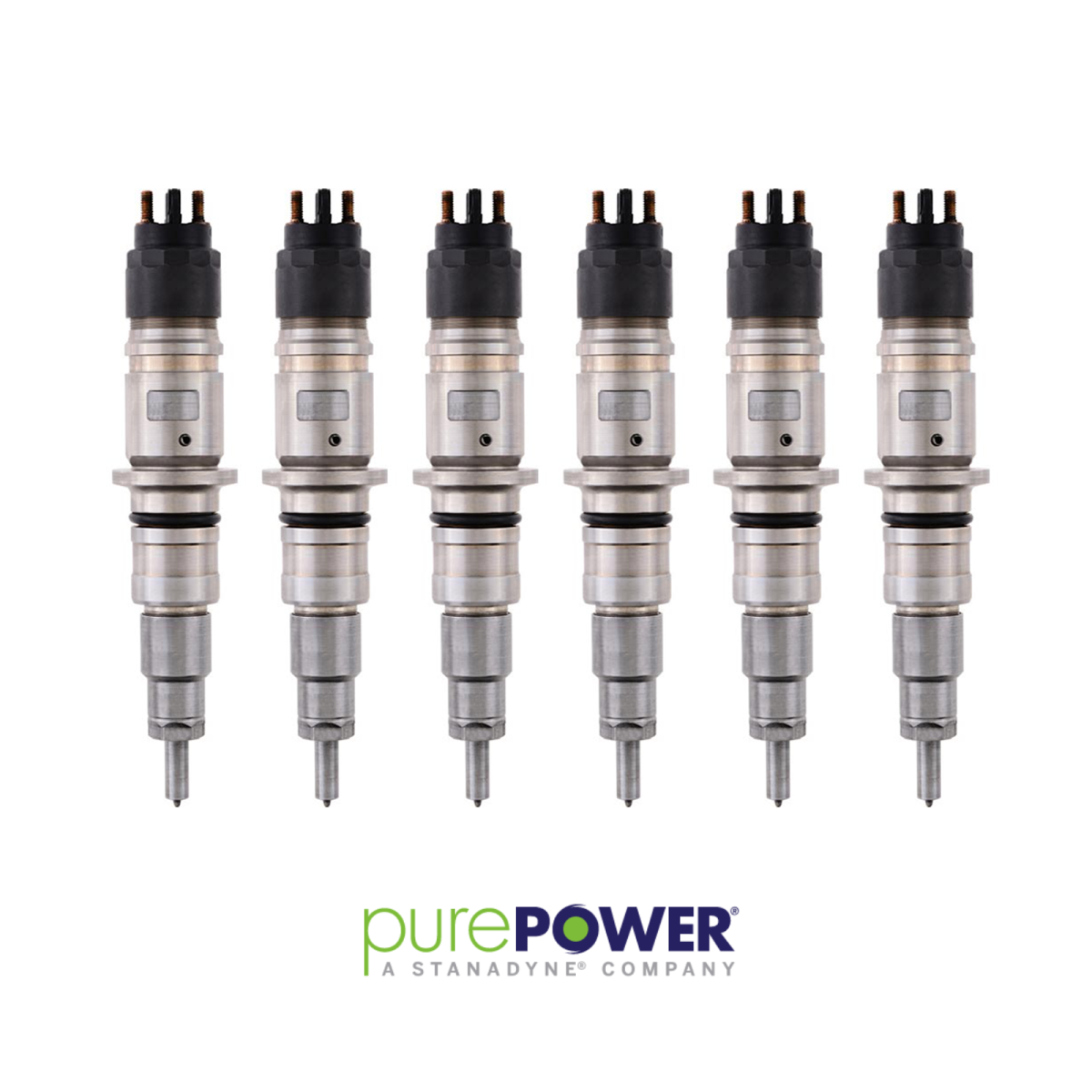 PurePower Technologies - PurePower Remanufactured Fuel Injector Set For 2013-2018 Dodge Ram 6.7L Cummins
