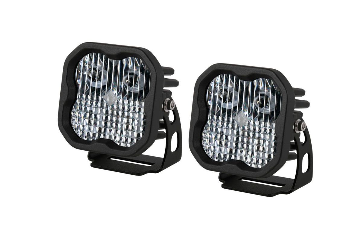 Diode Dynamics - Diode Dynamics SS3 Max White Combo Light Pod Set W/ White Backlight W/ Harness