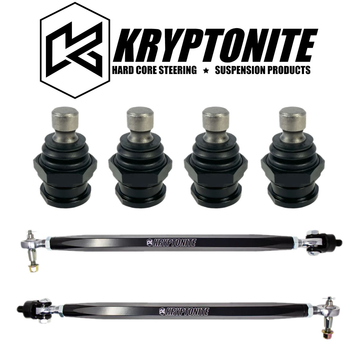 Kryptonite - Kryptonite Death Grip Stage 3 Tie Rods & Ball Joints For 18-21 RZR XP Turbo S