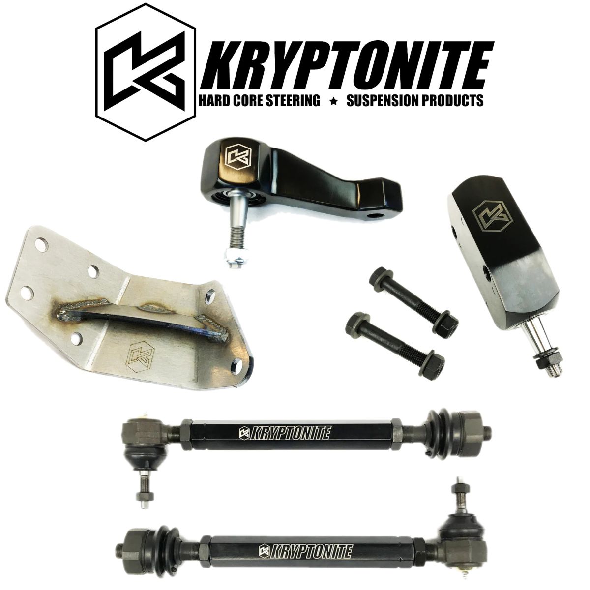 Kryptonite - Kryptonite Idler Side Package & Tie Rods For 2001-2010 Chevy/GMC 2500HD 3500HD