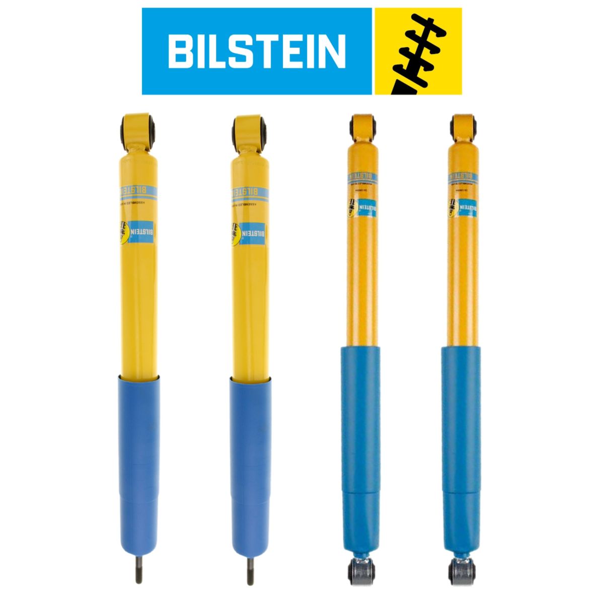 Bilstein - Bilstein 4600 Monotube Front & Rear Shock Set For 03-13 Dodge Ram 1500/2500/3500