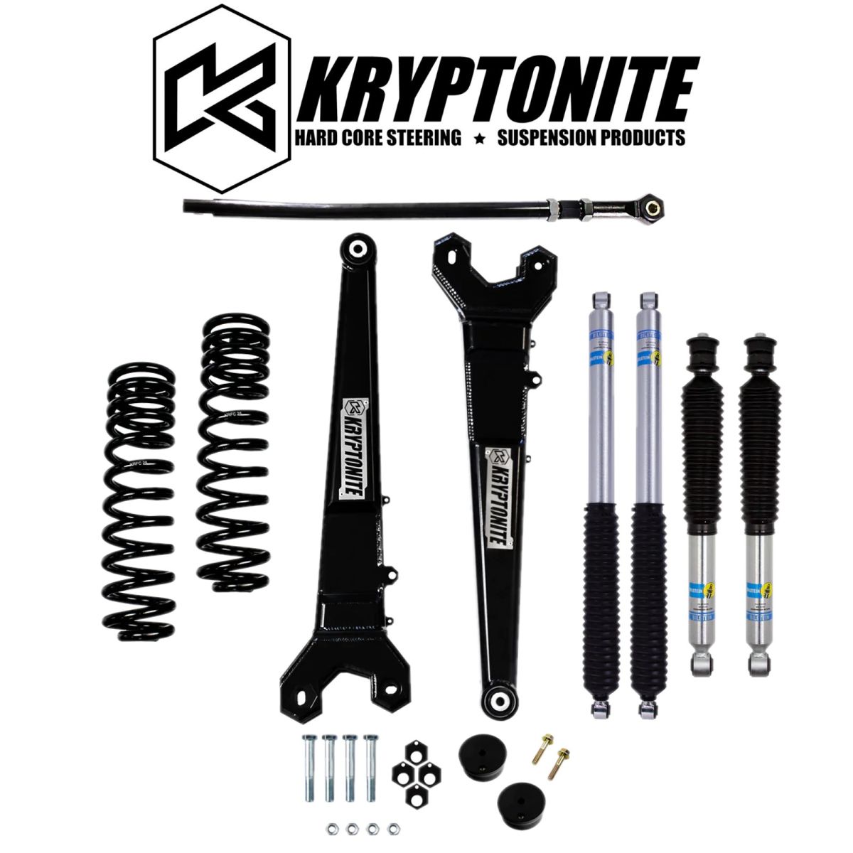 Kryptonite - Kryptonite Stage 3 Leveling Kit & Bilstein Shocks For 05-16 Ford F-250 F-350 4WD
