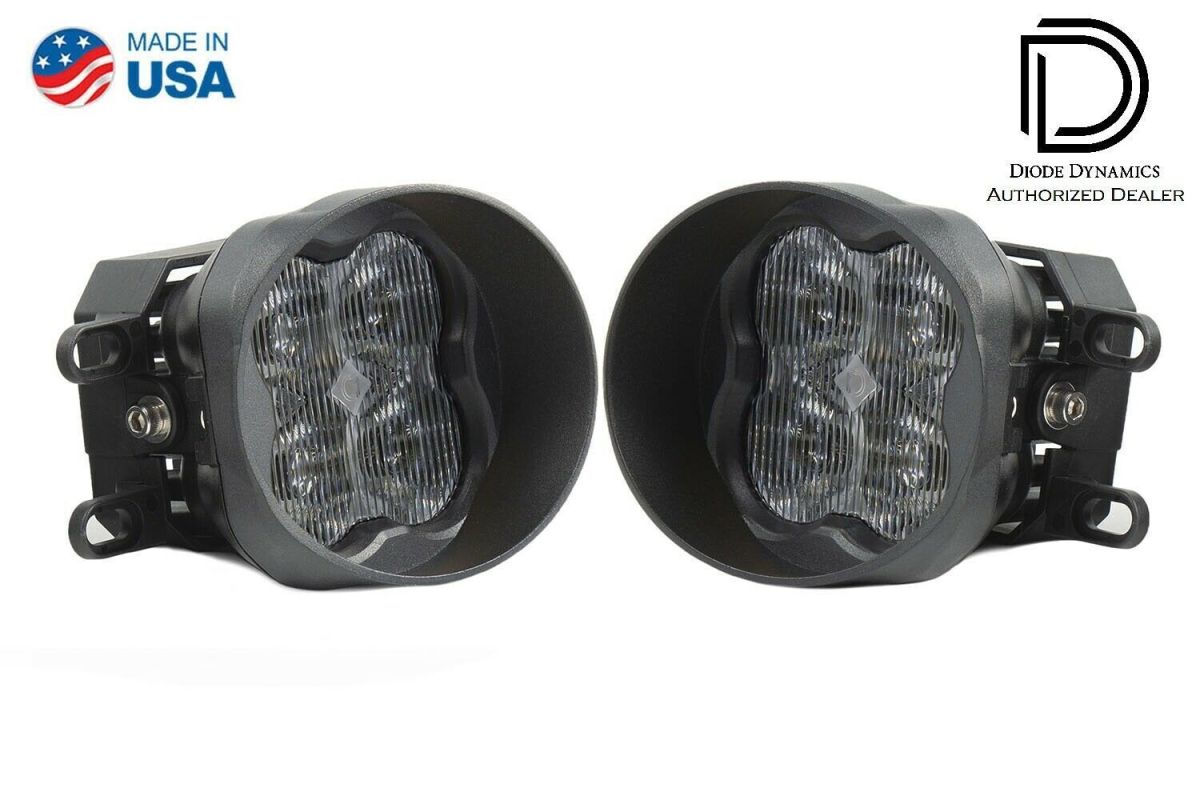 Recon Lighting - Diode Dynamics SS3 Type B Sport White LED Backlit Fog Lights For Lexus/Toyota