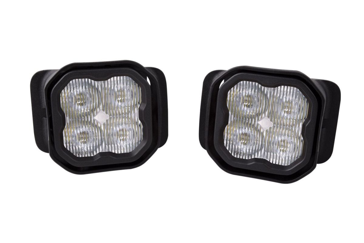 Diode Dynamics - Diode Dynamics SS3 Pro White SAE Type F2 Fog Light For 2015-2020 Ford F-150