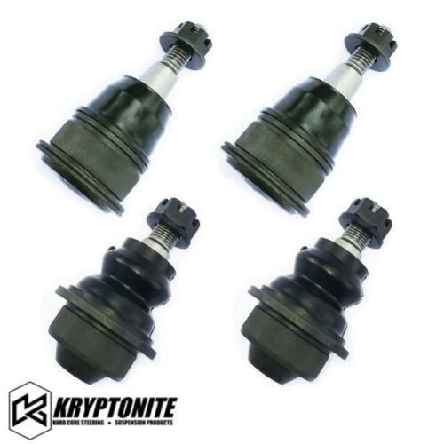 Kryptonite - Kryptonite Stock Control Arm Upper Lower Ball Joint Package For 01-10 Chevy/GMC