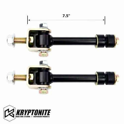 Kryptonite - Kryptonite Sway Bar End Links 0-2" For 1999-2019 Chevy/GMC 1500HD/2500HD/3500HD