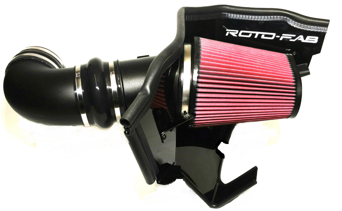 Roto-Fab - Roto-Fab Cold Air Intake W/ Oiled Filter For 16-23 Camaro SS W/ LT4 Supercharger