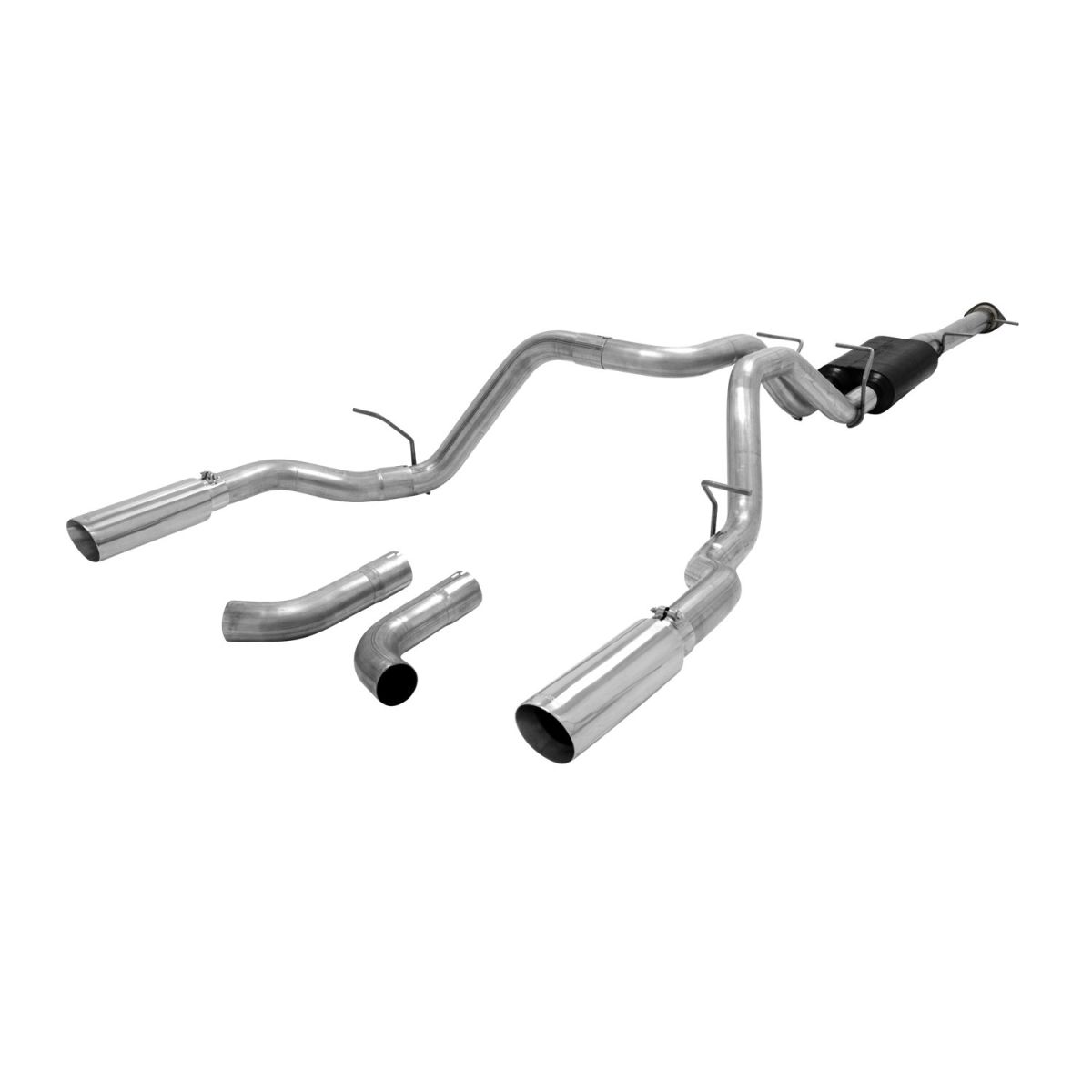 Flowmaster - Flowmaster American Thunder Cat-Back Exhaust For 2011-2019 GM 2500/3500 HD 6.0L