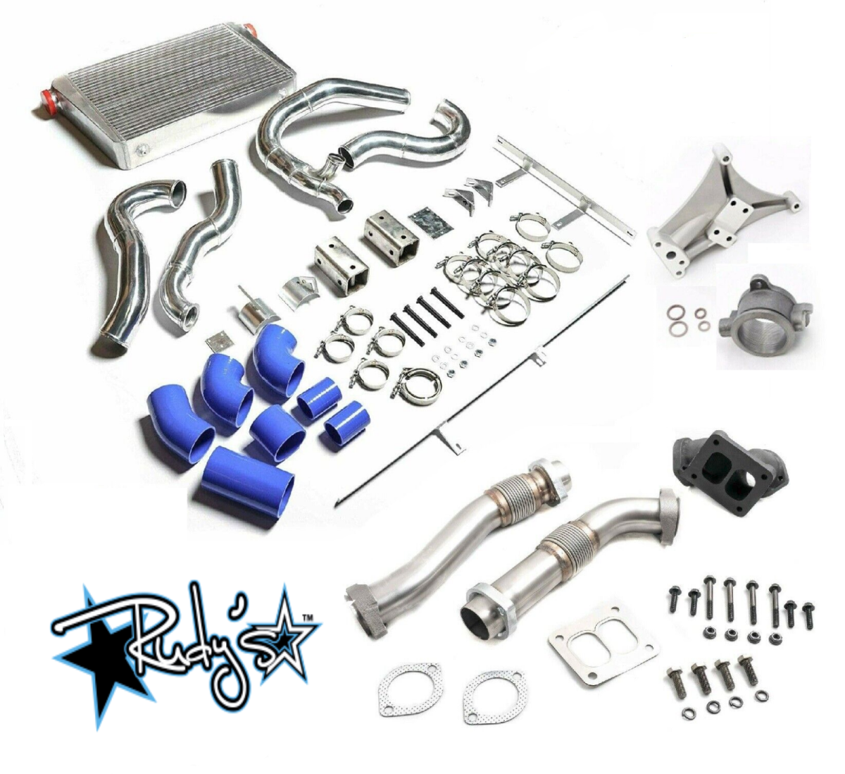 Rudy's Performance Parts - RDP Heavy Duty Intercooler Power Package for 96-97 Ford 7.3L OBS Powerstroke