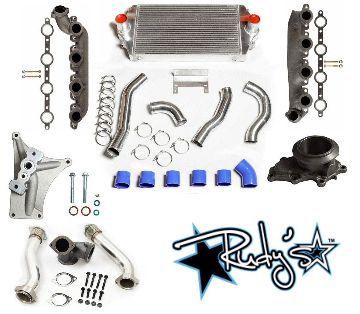 Rudy's Performance Parts - RDP Upgraded Intercooler Power Package 1999.5-2003 Ford 7.3L Powerstroke Diesel