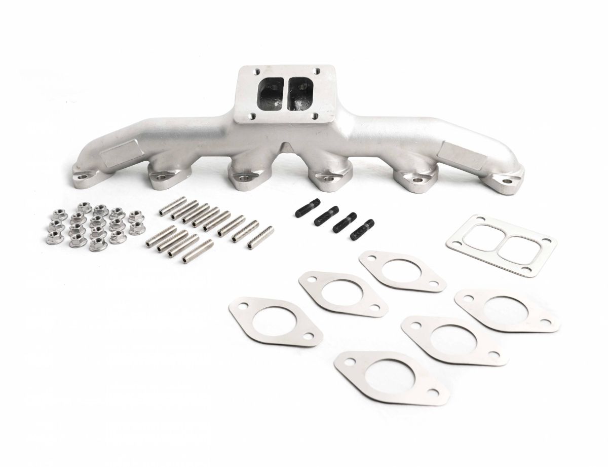 Rudy's Performance Parts - GXP T4 Stainless Exhaust Manifold For 1998.5-2007 Dodge Ram 5.9L Cummins Diesel