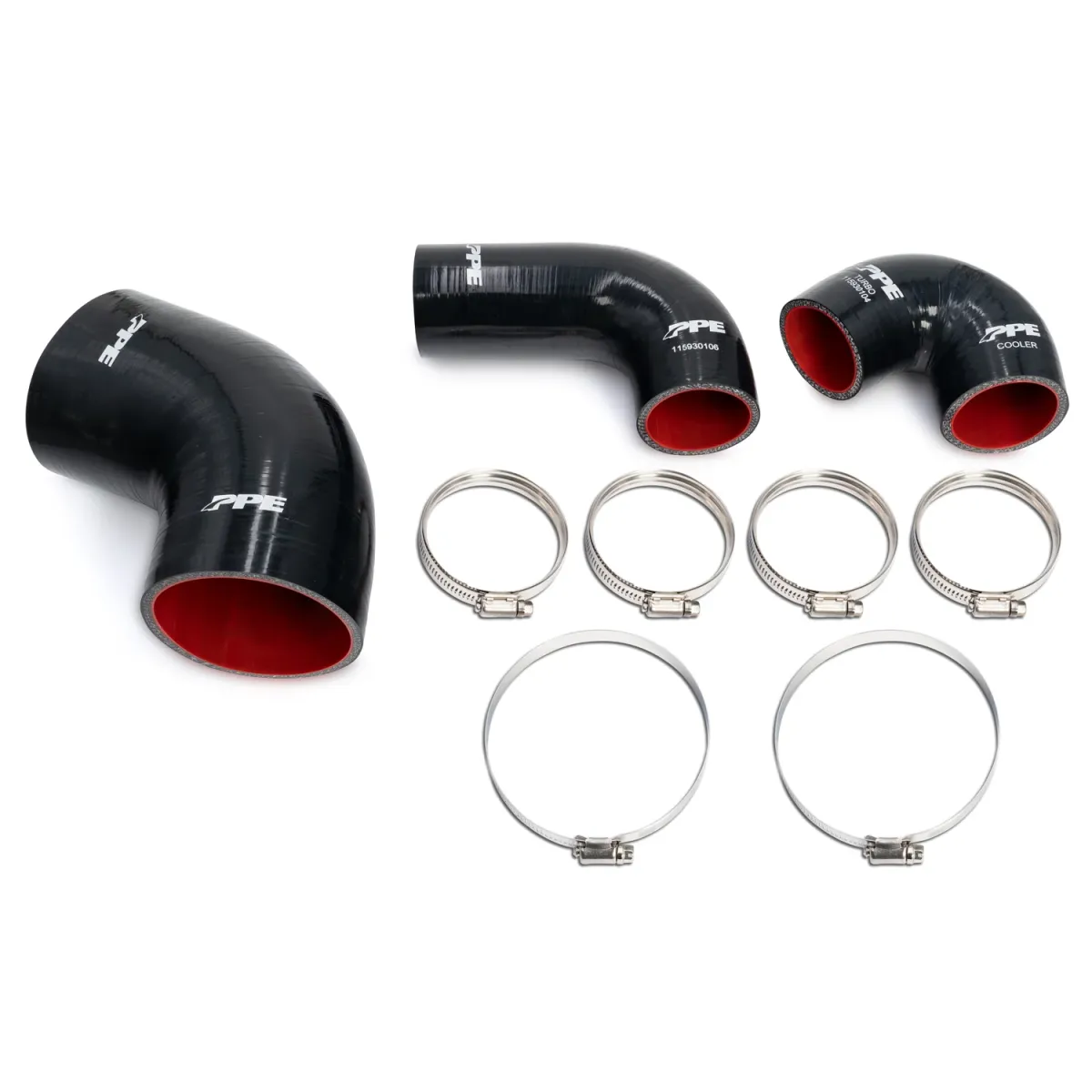 PPE - PPE Performance Silicone Intake and Intercooler Kit For 20-24 GM 3.0L Duramax