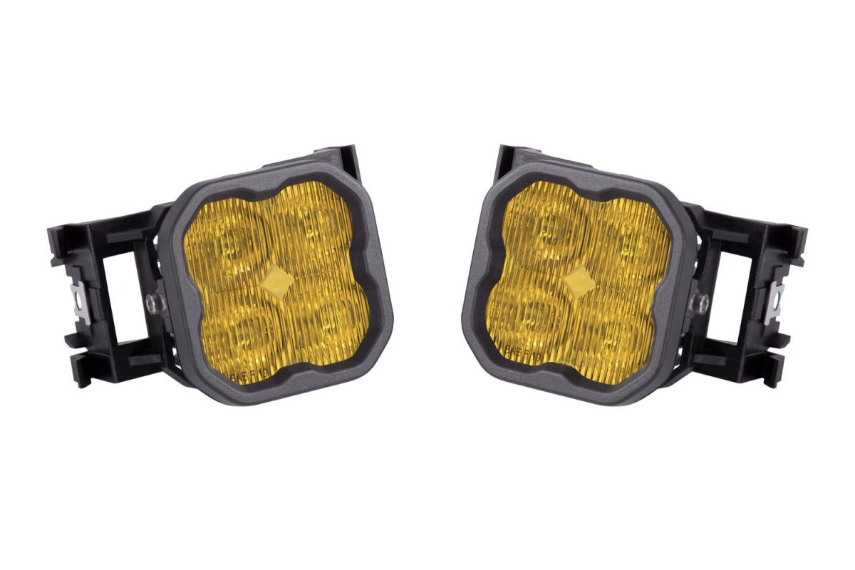 Baja Designs - Diode Dynamics SS3 LED Pro Amber Fog Light Kit For 08-14 Subaru Legacy/WRX/STi