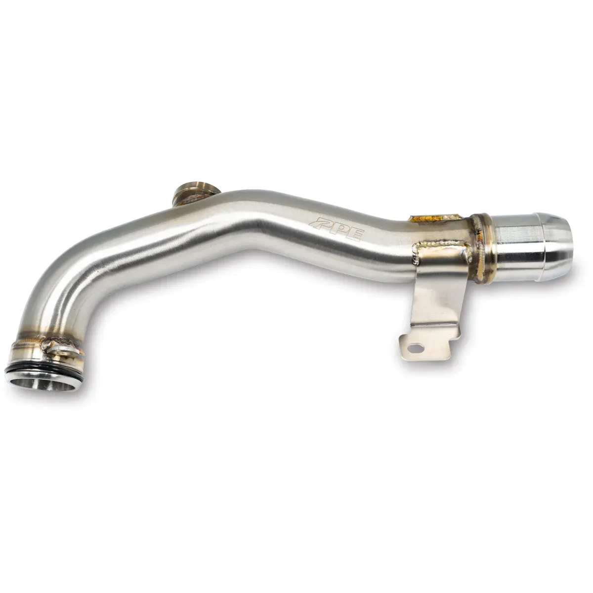 PPE - PPE Raw 304 Stainless Engine Coolant Return Pipe 01-04 Chevy/GMC 6.6L Duramax