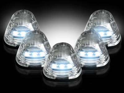 Recon Lighting - Recon Clear LED Cab Light Kit - White LED For 99-16 Super Duty - Image 1