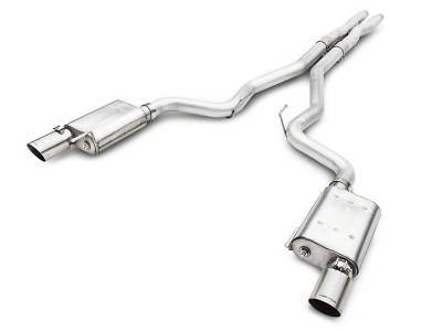 BBK Performance - BBK Varitune Cat-Back Exhaust w/ X-Pipe For 15-17 Ford Mustang GT 5.0 - Image 1