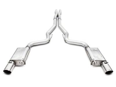 BBK Performance - BBK Varitune Cat-Back Exhaust w/ X-Pipe For 15-17 Ford Mustang GT 5.0 - Image 2
