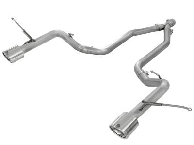 aFe Power - aFe Power Large Bore-HD 2-1/2" 409 Stainless Steel DPF-Back Exhaust System - Image 1