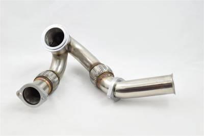 Rudy's Performance Parts - Rudy's Heavy Duty 304 SS Up Pipe Kit & Turbo V-Band Clamp For 03-07 6.0 Powerstroke - Image 3