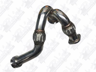 Rudy's Performance Parts - Rudy's Heavy Duty 304 SS Up Pipe Kit & Turbo V-Band Clamp For 03-07 6.0 Powerstroke - Image 5