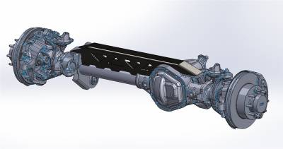 PMF Suspension - PMF Weld-On Axle Trusses - Image 1