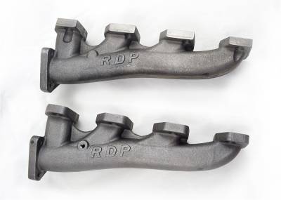 Rudy's Performance Parts - Rudy's High Flow Exhaust Manifolds w/ Up Pipes For 01-04 LB7 Duramax - Image 2