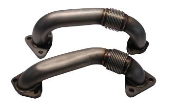 Rudy's Performance Parts - Rudy's High Flow Exhaust Manifolds w/ Up Pipes For 01-04 LB7 Duramax - Image 7