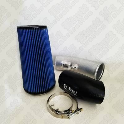 No Limit Fabrication - No Limit Fabrication 6.7 Cold Air Intake 11-16 Ford Super Duty Power Stroke Raw Oiled Filter Stage 2 67CAIRO - Image 1