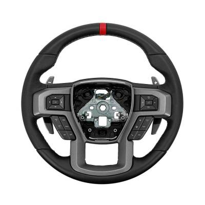 Ford Racing - Ford Performance Steering Wheel Kit w/ Red Sight Line For 17-19 F-150 Raptor - Image 1