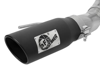 aFe Power - aFe Power MACH Force-XP 3" to 3.5" 304 Stainless Steel Cat-Back Exhaust System w/ Black Tips For 17-19 F-150 Raptor - Image 2