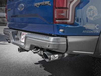 aFe Power - aFe Power MACH Force-XP 3" to 3.5" 304 Stainless Steel Cat-Back Exhaust System w/ Black Tips For 17-19 F-150 Raptor - Image 8