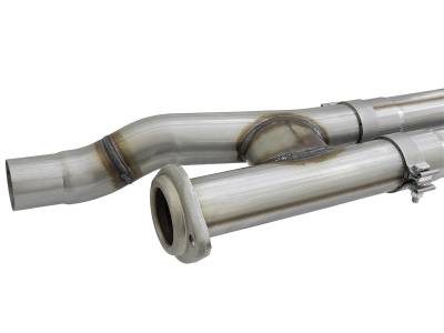 aFe Power - aFe Power Rebel Series 3" 409 Stainless Steel Cat-Back Exhaust System (Polished Tips) For 17-19 F-150 Raptor - Image 5