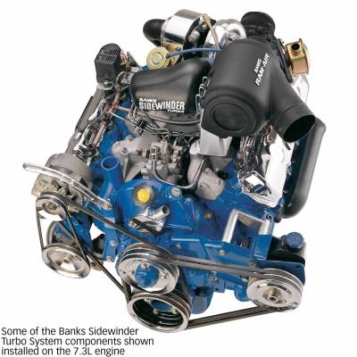 Banks Power - Banks Power Sidewinder Turbo System Wastegated 83-93 Ford 6.9/7.3L Truck Manual Transmission - Image 3