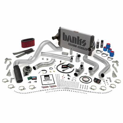 Banks Power - Banks Power PowerPack Bundle Complete Power System W/OttoMind Engine Calibration Module Black Tip 95.5-97 Ford 7.3L Automatic Transmission - Image 1