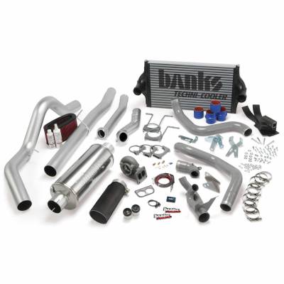 Banks Power - Banks Power PowerPack Bundle Complete Power System W/OttoMind Engine Calibration Module Black Tail Pipe 94-97 Ford 7.3L CCLB Manual Transmission - Image 1