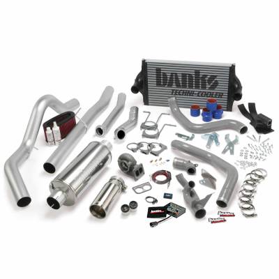 Banks Power - Banks Power PowerPack Bundle Complete Power System W/OttoMind Engine Calibration Module Chrome Tail Pipe 94-97 Ford 7.3L CCLB Automatic Transmission - Image 1