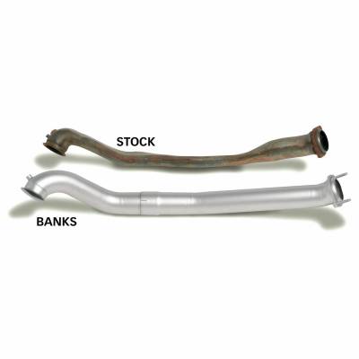Banks Power - Banks Power Monster Exhaust System Single Exit Black Tip 94-97 Ford 7.3L CCLB - Image 3