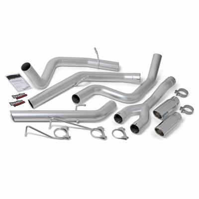 Banks Power - Banks Power Monster Exhaust System DualRear Exit Chrome Round Tips 14-19 Ram 1500 3.0L EcoDiesel - Image 1