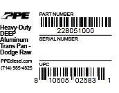 PPE - PPE Heavy Duty Deep Aluminum Transmission Pan - Raw For 89-07 5.9 Cummins - Image 5