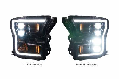 Morimoto - Morimoto XB LED Plug & Play Headlight Assemblies (White DRL) w/ Fog Lights For 17-19 F-150 Raptor / 15-17 F-150 - Image 5