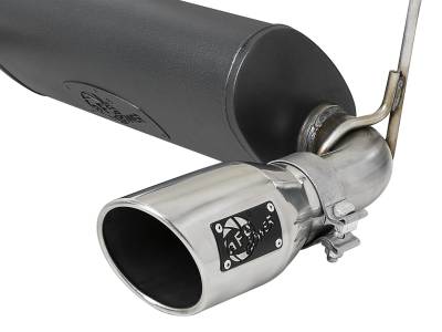 aFe Power - aFe Power Rebel Series 2.5" 304 Stainless Steel Cat-Back Exhaust System With Polished Tips For 18-20 Jeep Wrangler JL 4 Door - Image 2