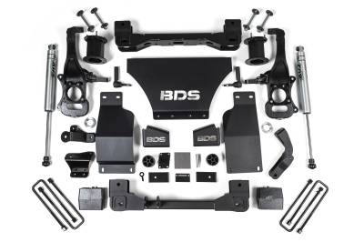 BDS Suspension - BDS 6" Lift Kit With Fox 2.0 Series Shocks For 19-20 Chevy/GMC 1500 4WD Silverado & Sierra - Image 1